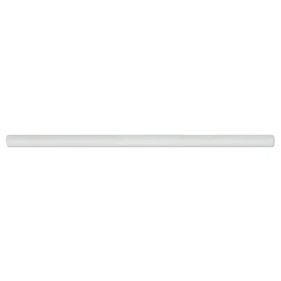 Thassos White 1/2" x 12" Pencil Marble Look Wall Liner