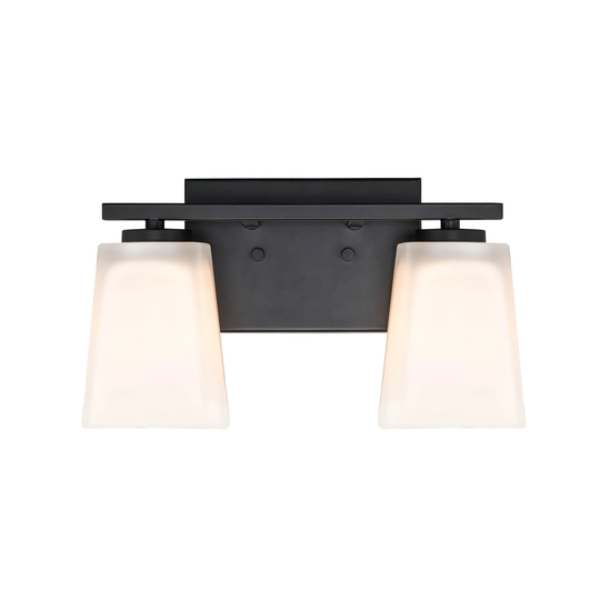 Millennium Lighting 2 Light Matte Black Bathroom Vanity Light