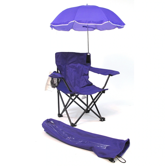 Redmon Beach Baby All Season Umbrella Chair with Matching Shoulder Bag - Purple