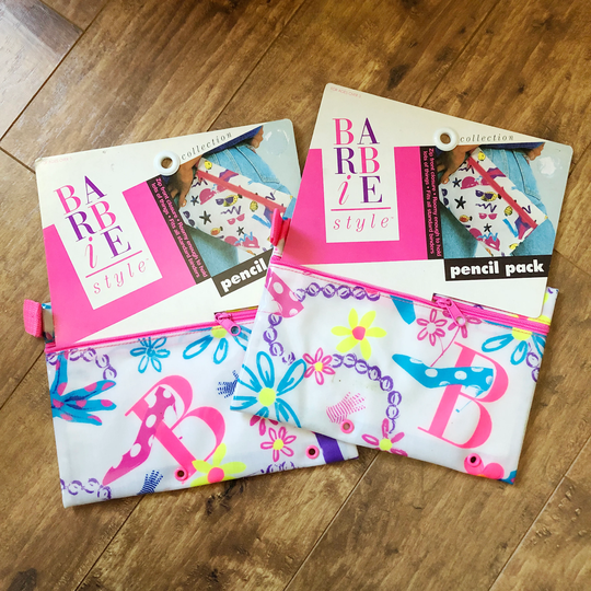 Barbie Style Vinyl Pencil Pack, Accessories, Moc, 1990