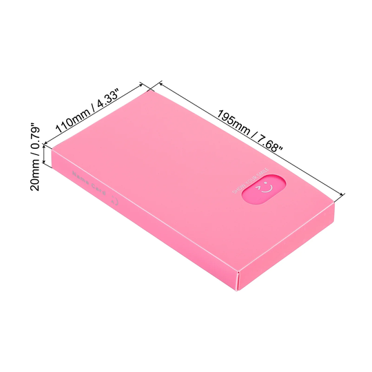 Business Card Holder, Plastic Portable Card Binder Name Card Photocard