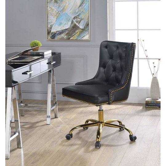 Q-Max 23' L Swivel Adjustable Office Chair With Padded Back And Seat