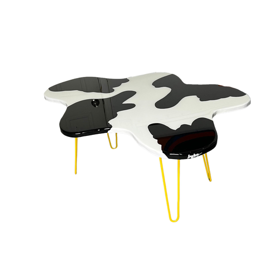 Cowhide Table | Wall Art By Lowkey Lyss