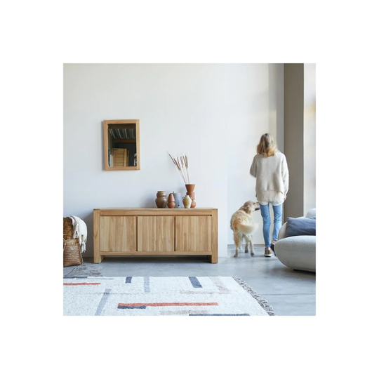 Tikamoon Eden Solid Teak 3-Door Sideboard