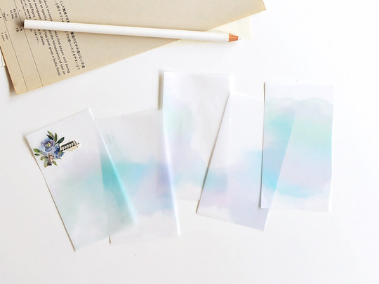 Mu Dyeing Tracing Paper Pack Vanilla Blue Sky