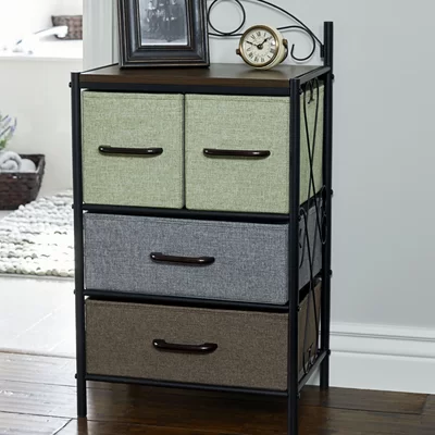 Brundrett 4 - Drawer End Table with Storage