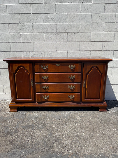 Vintage Wood Cabinet Sideboard Buffet Console Lexington Furniture Table Storage Traditional Mission Media Stand Custom Paint Avail