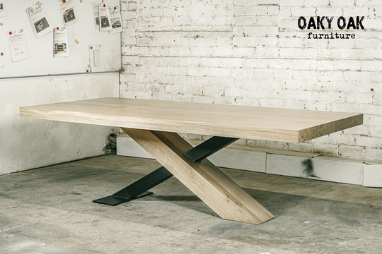 Dining Table/Industrial Table Furniture Oak Wood Room Work Desk Working