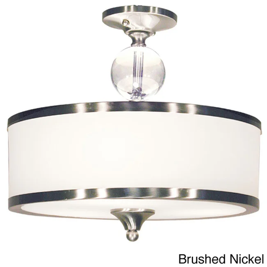 Avery Home Lighting 3-light Semi Flush Mount