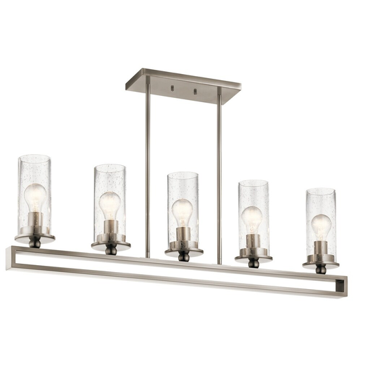 Kichler Lighting Kayde Collection 5-light Pewter Linear Chandelier