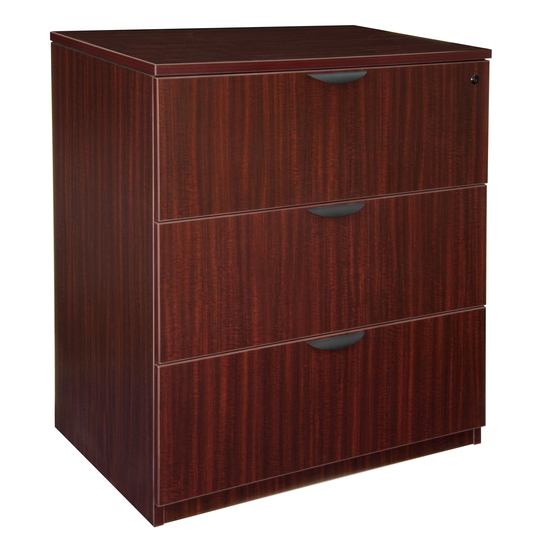 Livingtston Stand Up Lateral File- Mahogany