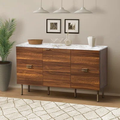 Asilinvale 48" Wide 4 Drawer Sideboard