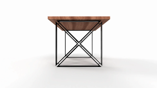Square-Shape Table Base | Metal Base Kitchen Legs Dining Industrial N220