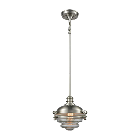 Riley Silver Metal Single-light Pendant
