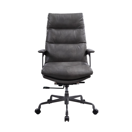 Leather Upholstered Office Chair in Sahara