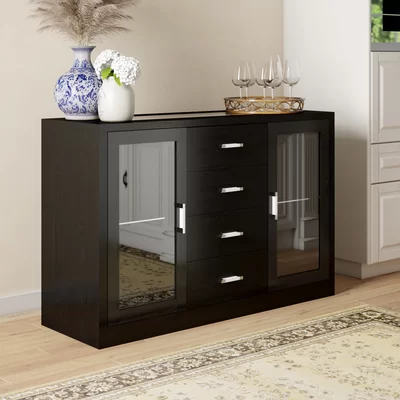 52" Wide 4 Drawer Sideboard