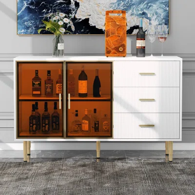 Kerrissa 60" Wide 3 Drawer Sideboard