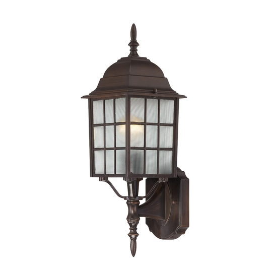 Nuvo 'Adams' 1-light Rustic Bronze 18-inch Wall Sconce