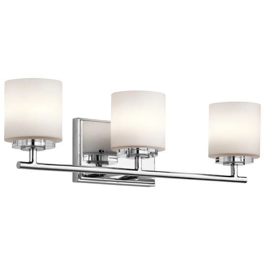 Kichler Lighting O'Hara Collection 3-light Chrome Halogen Bath/Vanity Light