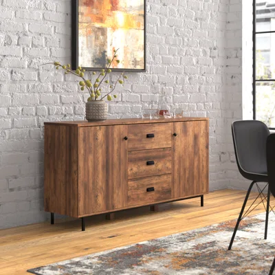 Nathanial 58.5'' Wide 3 Drawer Sideboard
