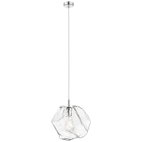 Boulder 1-light Chrome Pendant