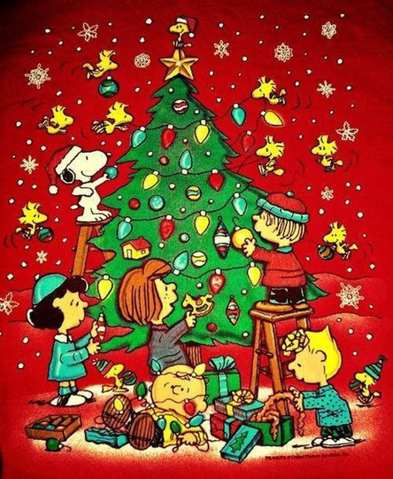 5D Diy My Diamond Art | Charlie Brown Christmas Tree Painting Kit | New