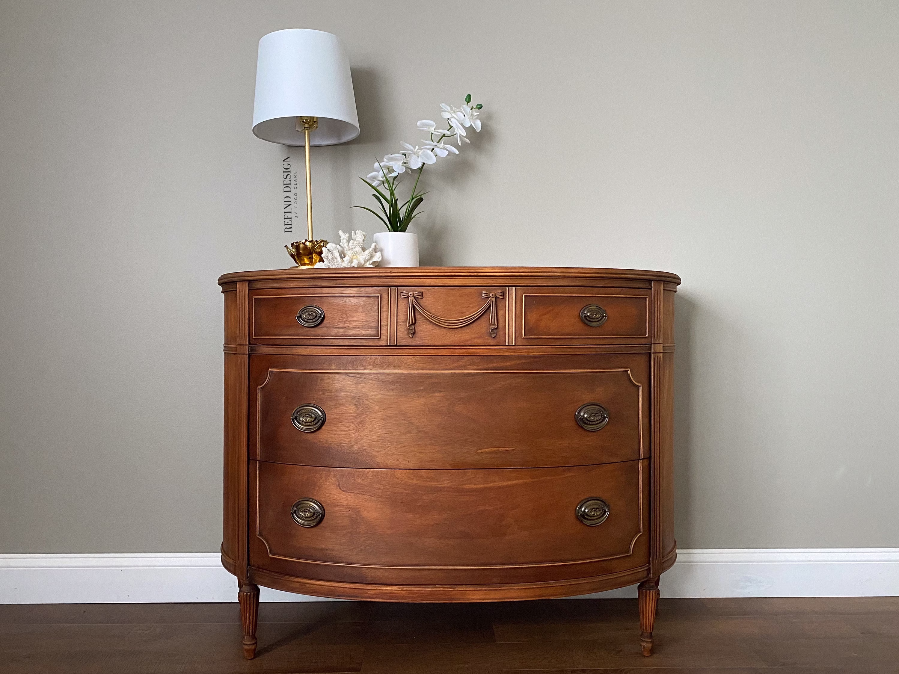 Sold - Antique Traditional Hepplewhite Dresser, Victorian Sideboard, Transitional Credenza, Entryway Bureau