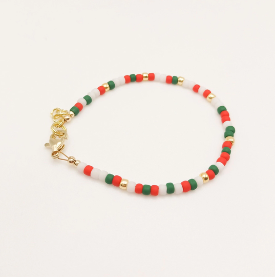 Holiday Bracelet - Toddler Bracelet - Baby Bracelet For Girls - Christmas Jewelry