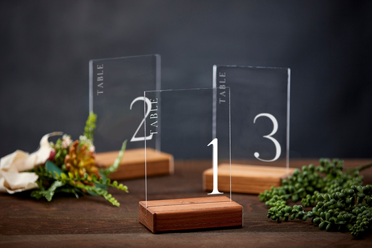 Acrylic Table Numbers, Wedding Numbers Acrylic, Modern Decor