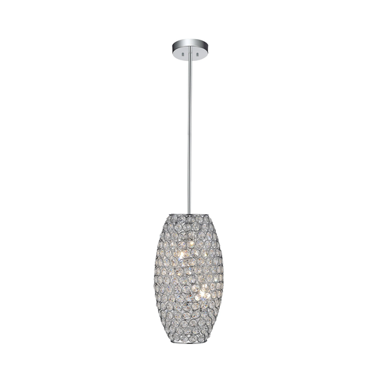 2 Light Mini Pendant with Chrome Finish