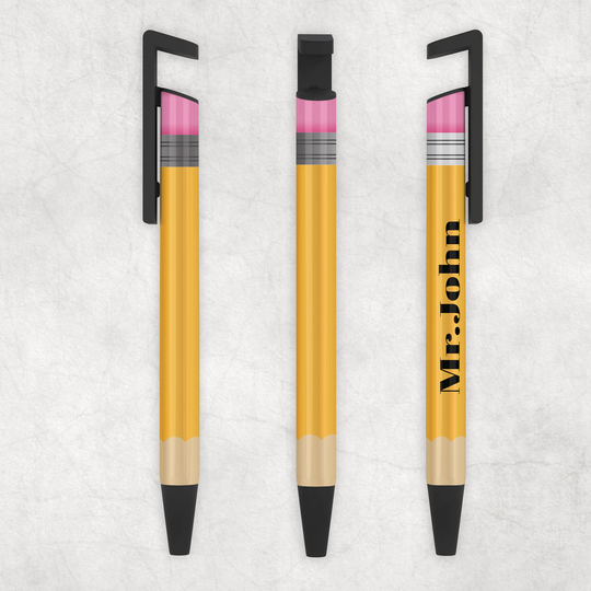 Teacher Pens, Gift, Personalized Gift For Her & Him, Pencil Pen Design 7