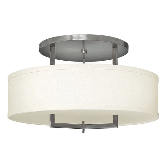 Hinkley Lighting 3 Light Semi-Flush Ceiling Fixture from the Hampton