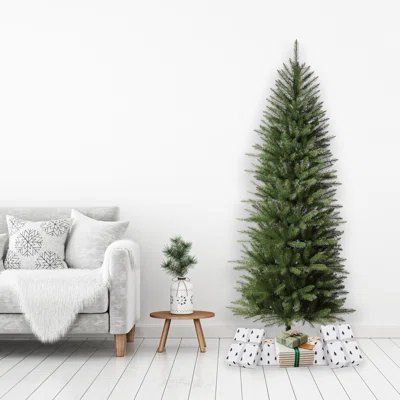 6'6" H Slender Green Artificial Fir Christmas Tree