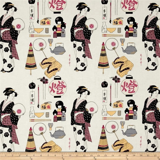 Beautiful Japanese Inspired A Line Skirt, Oriental, Chinese, Geisha, Line Custom Made For You in All Sizes, & Lengths