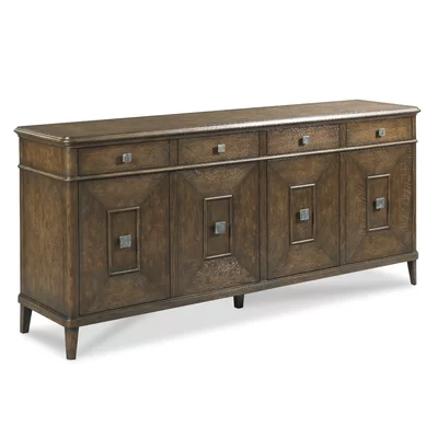 Amarosa 78" Wide Oak Wood Sideboard