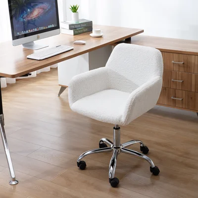 Office Chair Modern Design Velvet Chair With Arms