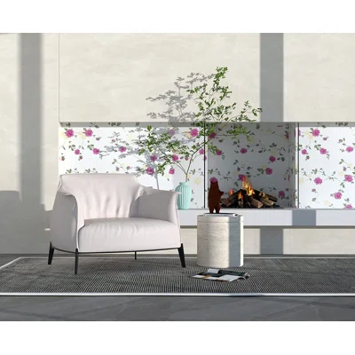 Inella 9.8' L x 17.7" W Peel and Stick Wallpaper Roll