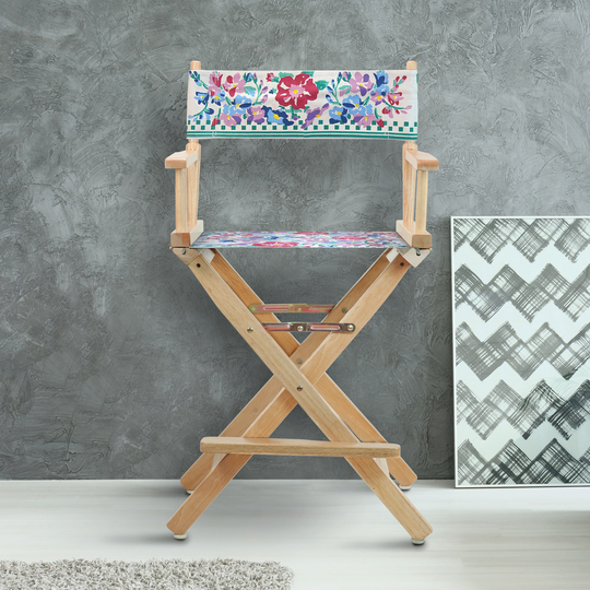 24" Director's Chair Natural Frame-Garden Classics - 23"W x 19"D x 39.5"H