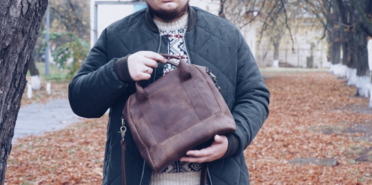 Medium Crossbody Purse Messenger Bag Men Work Women Leather Work