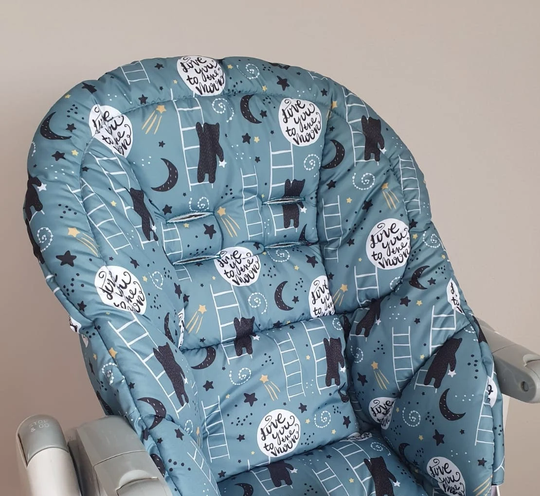 Graco High Chair Cover, Blossom Duo Diner Replacement Seat Pad Cushion