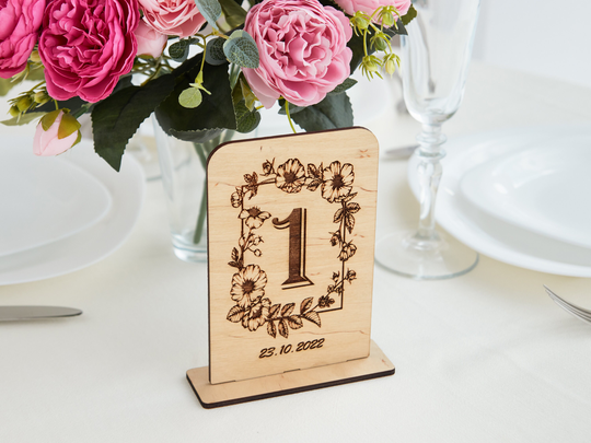 Wedding Table Numbers, Wooden Decor, Signs, Decorations