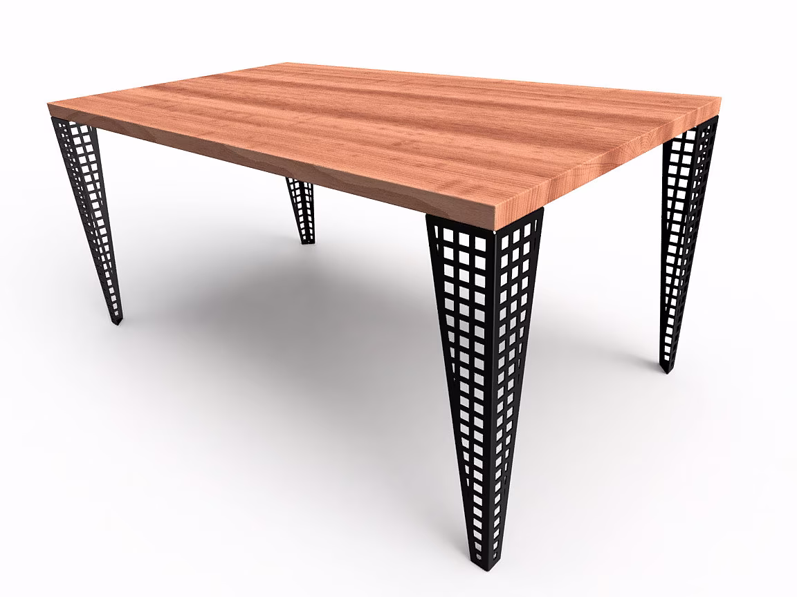 Industrial Style Table Legs, Metal Desk Console Coffee Flexio Line | B8
