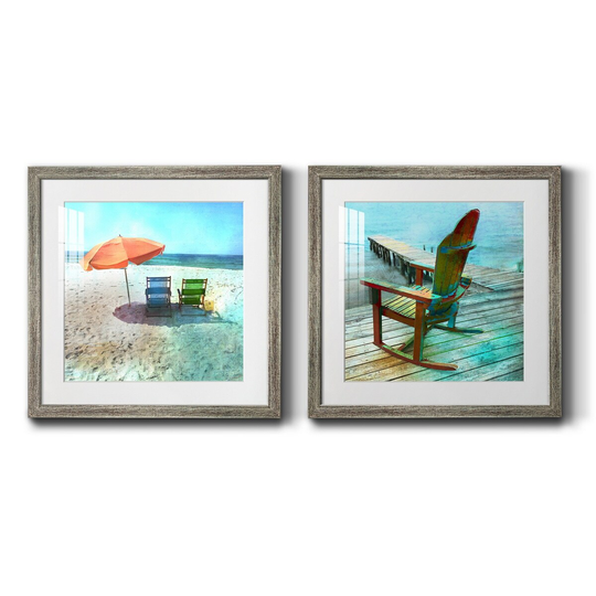 Color Tint Sea- Premium Framed Print - Ready to Hang - Multi-Color