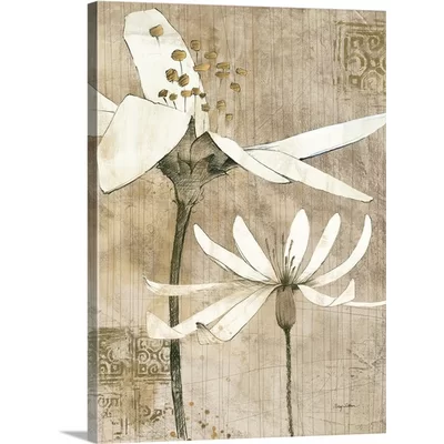 'Pencil Floral II' Aniel Graphic Art Print