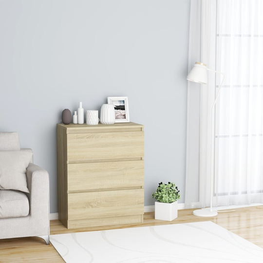 Sideboard Sonoma Oak 23.6"x13.8"x29.9" Engineered Wood