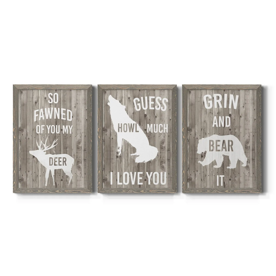 Lodge Pun I-Premium Framed Canvas - Ready to Hang - Multi-Color