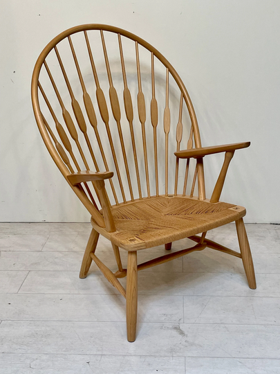 Hans Wegner Peacock Chair Pp550 By Johannes Hansen Denmark Vintage Mid Century Original Collector's Item