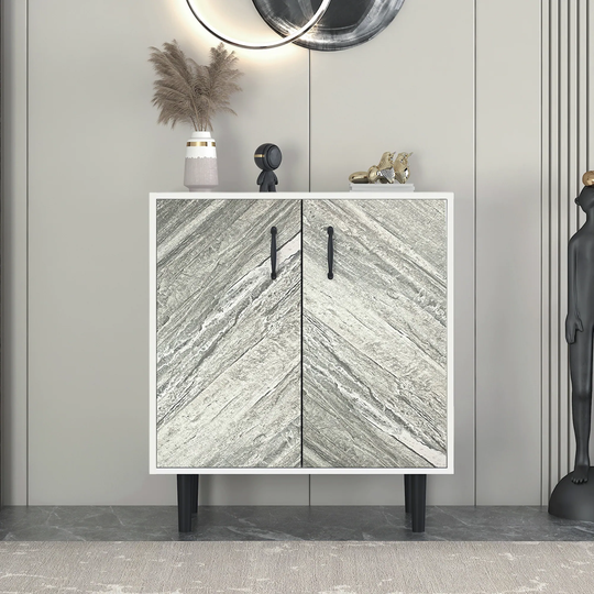 Freestanding Sideboard Buffet Cabinet with 2 Doors