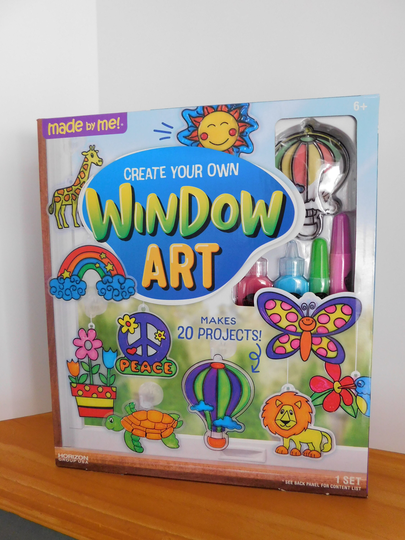 Diy Window Art Kit . Childs Fun Activity All Materials Included Easy Instructions 20 Projects Gift One-To One Time With Child