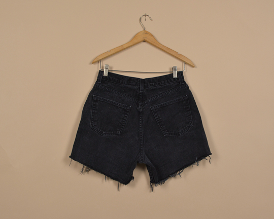 Gap Size 27 Black Cutoff Denim Shorts
